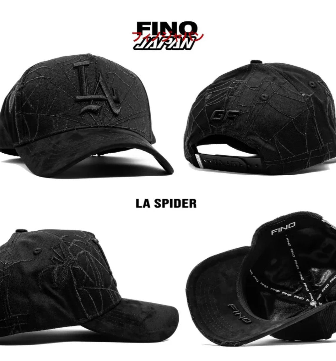 GALLO FINO X JAPAN COLLAB LA SPIDER BLACK SNAPBACK NO BOX! GFJPNSPIDER BLK