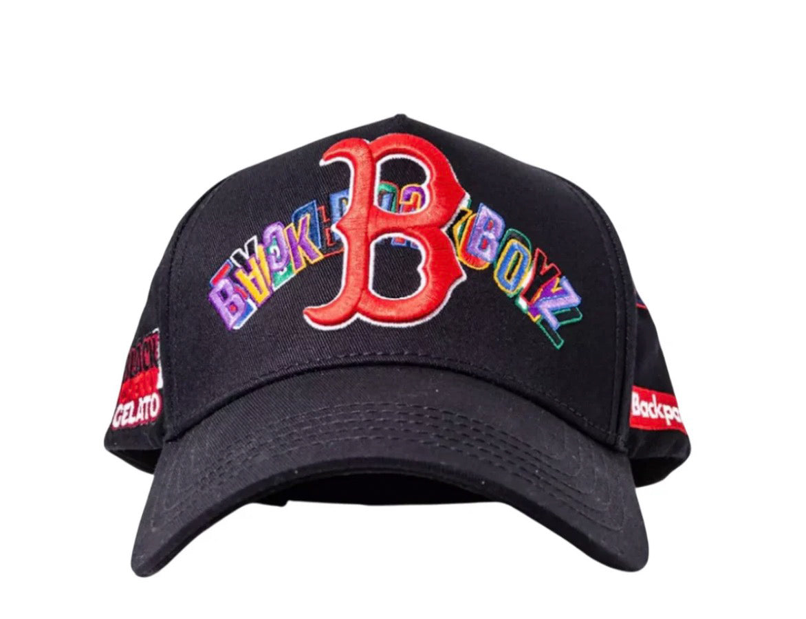 GALLO FINO X BACKPACKBOYZ COLLAB BLACK SNAPBACK HAT GFBACKPB BLK