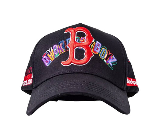 GALLO FINO X BACKPACKBOYZ COLLAB BLACK SNAPBACK HAT GFBACKPB BLK