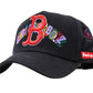 GALLO FINO X BACKPACKBOYZ COLLAB BLACK SNAPBACK HAT GFBACKPB BLK