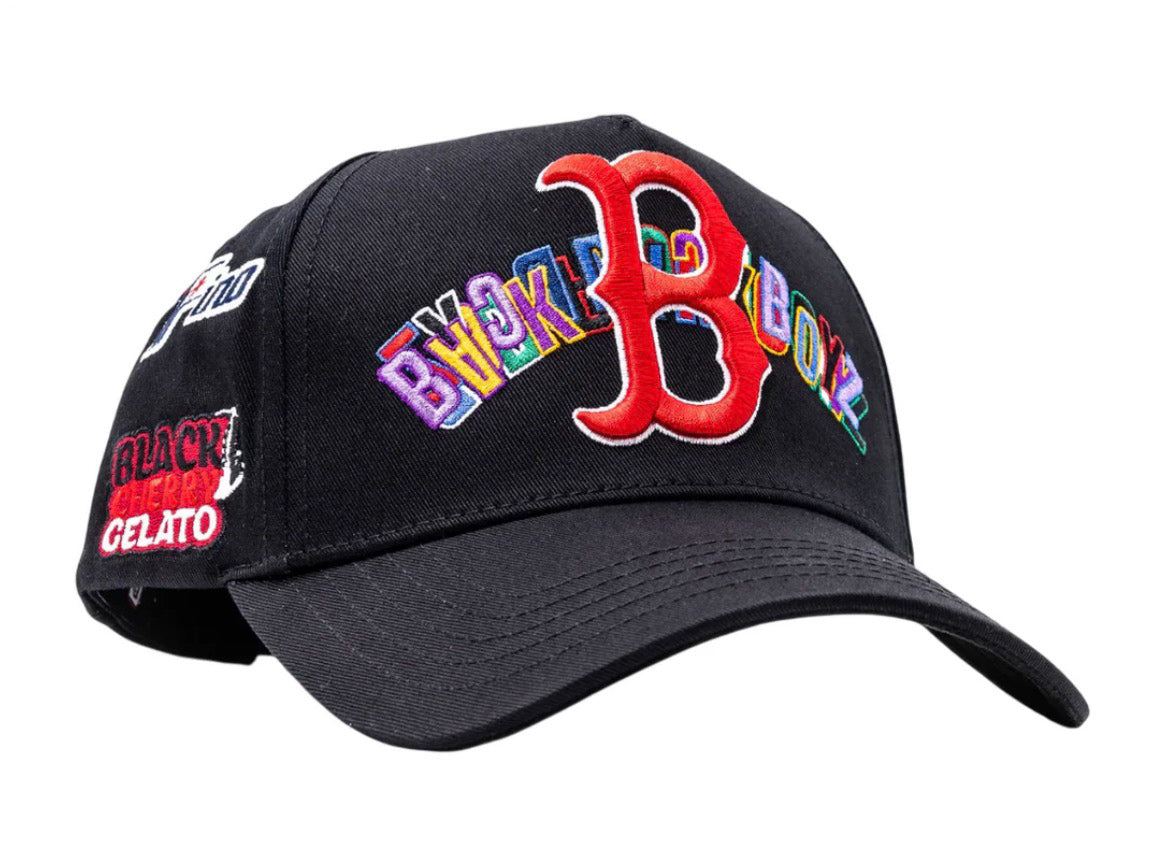 GALLO FINO X BACKPACKBOYZ COLLAB BLACK SNAPBACK HAT GFBACKPB BLK