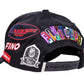 GALLO FINO X BACKPACKBOYZ COLLAB BLACK SNAPBACK HAT GFBACKPB BLK