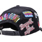 GALLO FINO X BACKPACKBOYZ COLLAB BLACK SNAPBACK HAT GFBACKPB BLK