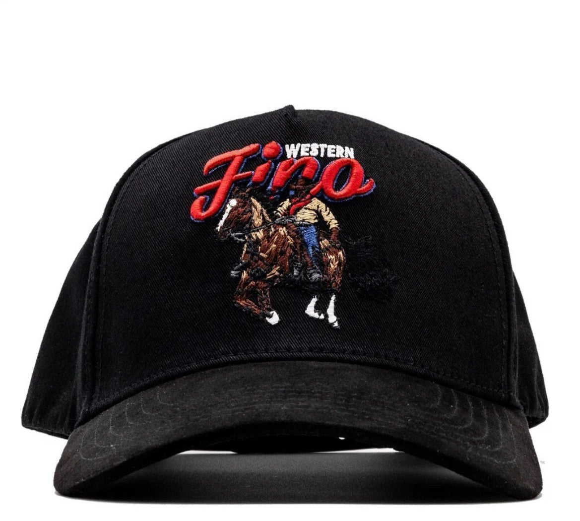 GALLO FINO BLACK SNAPBACK HAT GFFINOWESTERN BLK