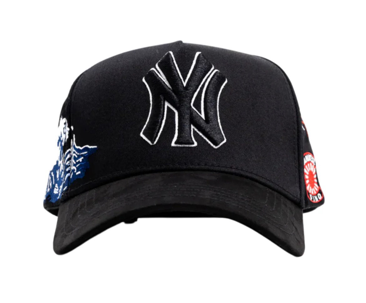 GALLO FINO X JAPAN COLLAB NO BOX! SNAPBACK CAP GFJAPANNY BLK