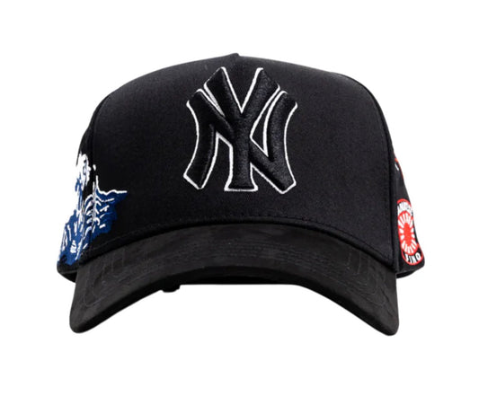 GALLO FINO X JAPAN COLLAB NO BOX! SNAPBACK CAP GFJAPANNY BLK