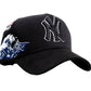 GALLO FINO X JAPAN COLLAB NO BOX! SNAPBACK CAP GFJAPANNY BLK