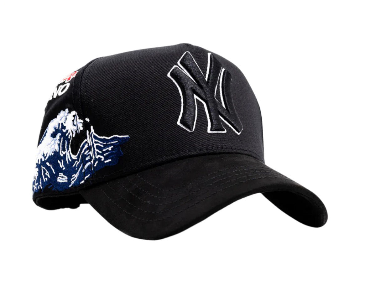 GALLO FINO X JAPAN COLLAB NO BOX! SNAPBACK CAP GFJAPANNY BLK