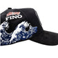 GALLO FINO X JAPAN COLLAB NO BOX! SNAPBACK CAP GFJAPANNY BLK